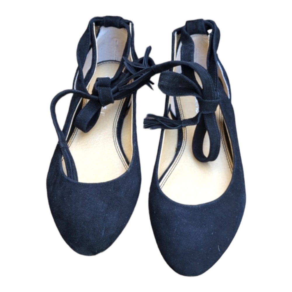 EUC Splendid Suede Ballet Flats Sz 8